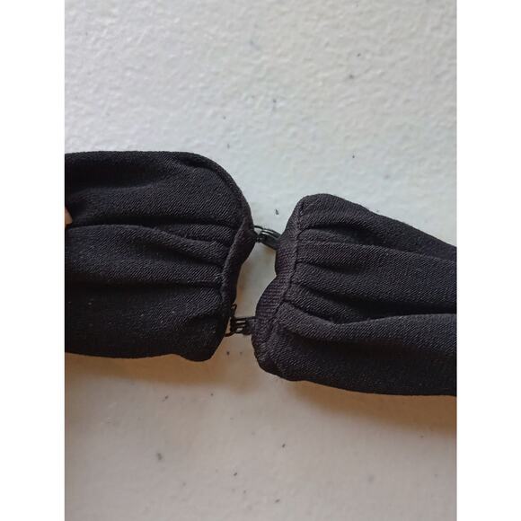 JS Collection Womens Black Halter Top Cocktail Midi Dress Size 14 - Picture 13 of 13